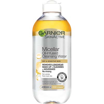 Garnier Micellar Make-Up Cleansing Water 400ml (Oil Infused)