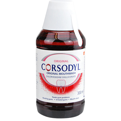 CORSODYL MOUTHWASH ORIGINAL  ALCOHOL FREE 300ML