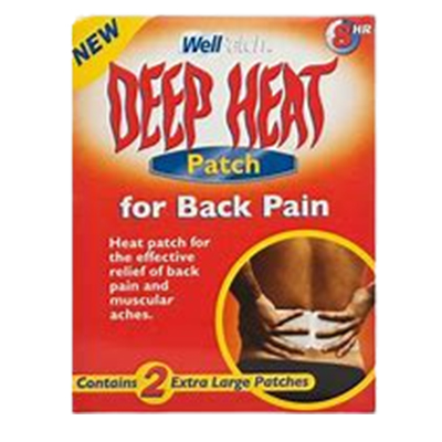 Deep Heat Pain Relief Back Patch Large 2's
