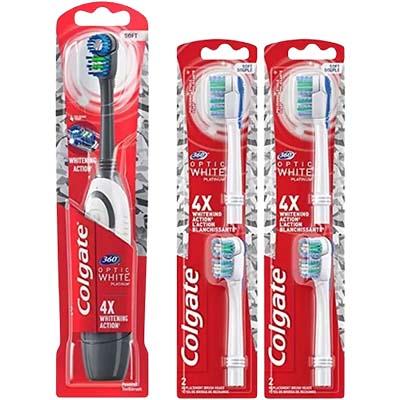 Colgate Tooth Brush (360 Degrees Optic White) x 12's