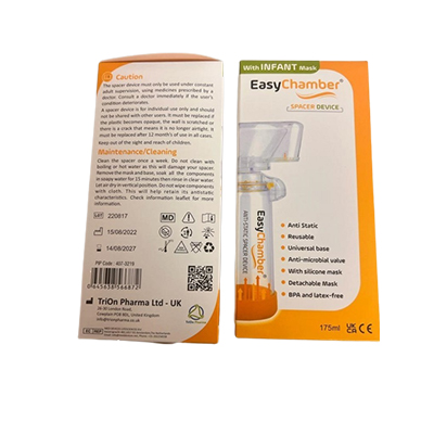 Easychamber Spacer With Infant Mask