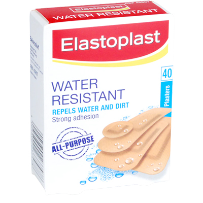 Elastoplast Water Repellent Plasters 40s