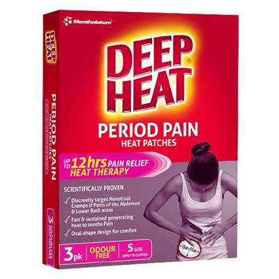 Deep Heat Period Pain Patch 1's
