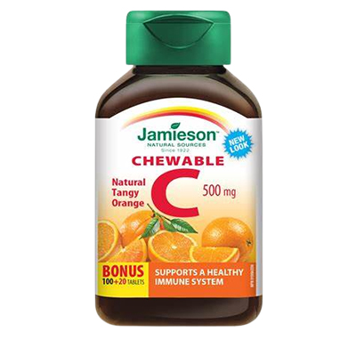 JAMIESON CHEWABLE C 500MG TABLETS 120'S