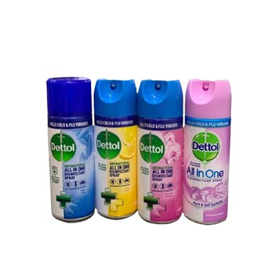 Dettol All-In-One Disinfectant Spray 400ml (3 Types)