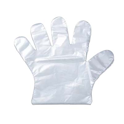 Disposable Plastic Gloves (P.E - Embossed) 100pcs