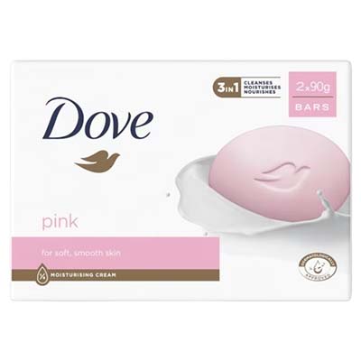 Dove Creme Bar Soap 90gms (Original, Pink, Pampering Shea Butter)