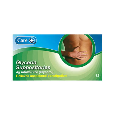 Glycerine 4g Adult Suppositories 12s