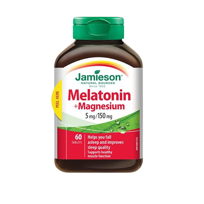 Jamieson Melatonin with Magnesium 5mg 150mg Tablets 60's