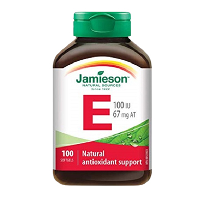 Jamieson Vitamin E 100iu 67mg At Softgels 100's