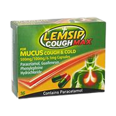 Lemsip Cough Mucus Capsules 16s