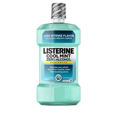 Listerine Mouthwash Cool Mint Zero Alcohol 500ml