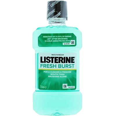 Listerine Mouthwash Fresh Burst 250ml
