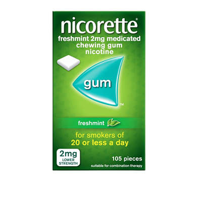 NICORETTE FRESHMINT 2MG GUM 105`S