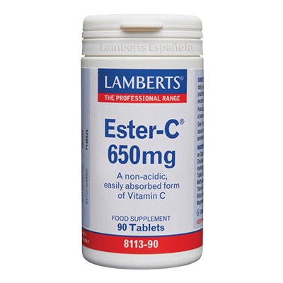 Lamberts Ester C 650mg Tabs 90's