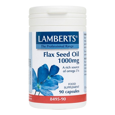 Lamberts Flaxseed Oil caps 1000mg 90's
