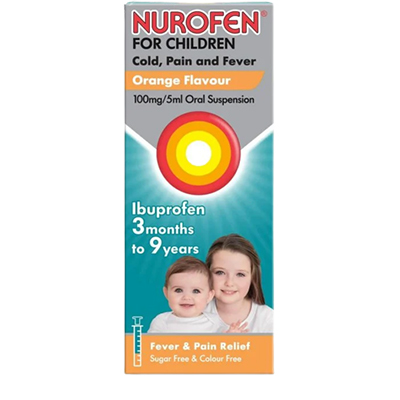 Nurofen Children Cold Pain & Fever Orange 100ml