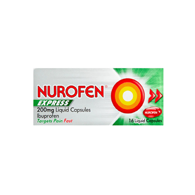 Nurofen Express Liquid Capsules 200mg 16s