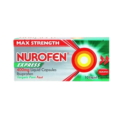 Nurofen Express Liquid Capsules 400mg 10s