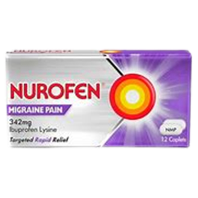 Nurofen Maximum Strength Migraine Pain 684mg Caplets 12s