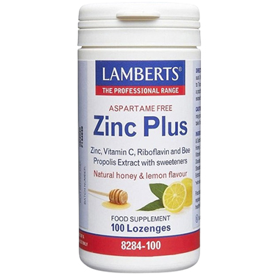 Lamberts Zinc Plus Lozenges 100's with Vitamin C and Proposes