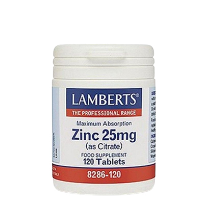 Lamberts Zinc Citrate 25mg Tabs 120's