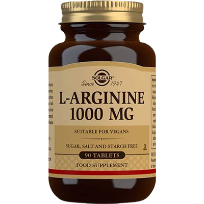Solgar L Arginine 1000mg Tabs 90's