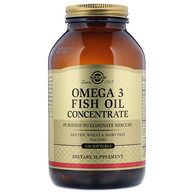 Solgar Omega 3 Fish Oil Concentrate Caps 120's