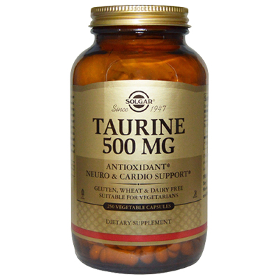 Solgar Taurine 500mg Caps 100's