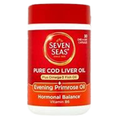 Seven Seas Cod Liver Oil + Evening Primrose Oil Capsules 90s