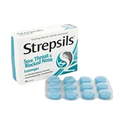Strepsils Sore Throat & Blocked Nose Lozenges 36s
