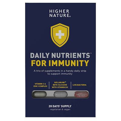 Higher Nature Product Name: Daily Nutrients for Immunity Pack
