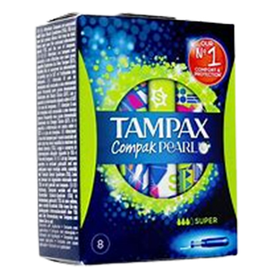Tampax Compak Pearl Super 8s