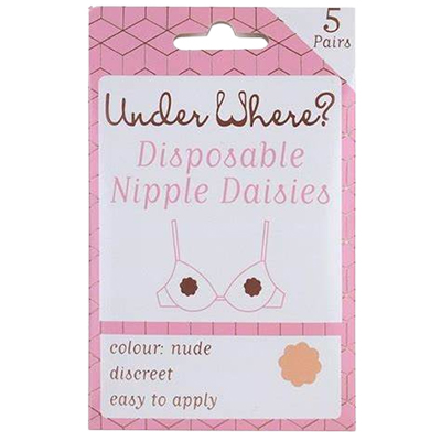 Under Where? Disposable Nipple Daisies 5 Pairs