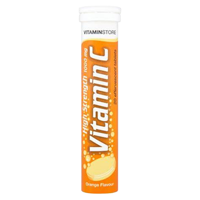 Vitamin Store Effervescent Vitamin C 1000mg Tabs Orange 20s (BOGOF)