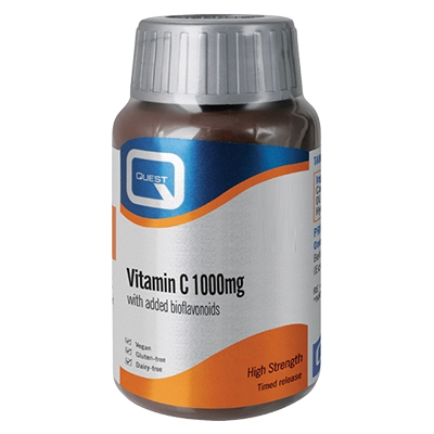 Quest Range Vitamin C 1000mg with bioflavanoids 60's Timed Release Bonus Pack 90's
