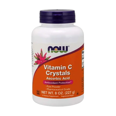 Now Supplements Vitamin C Crystals - Ascorbic Acid 227gm