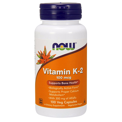 Now Vitamin K2 100mcg Caps 100's