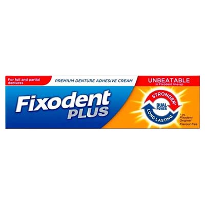 Fixodent PLUS Unbeatable Hold Denture Adhesive Cream 40g