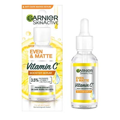 Garnier Even & Matte Vitamin C Booster Serum 30ml