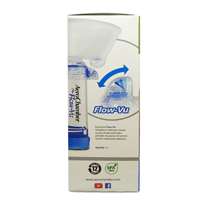 Aerochamber Plus Flow-Vu Adult (Blue)