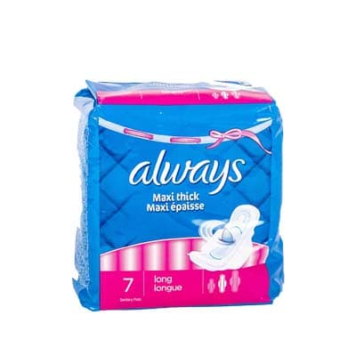 Always Maxi Thick Long Pads, 7pads