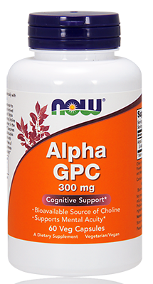 Now Alpha GPC 300mg Caps 60's