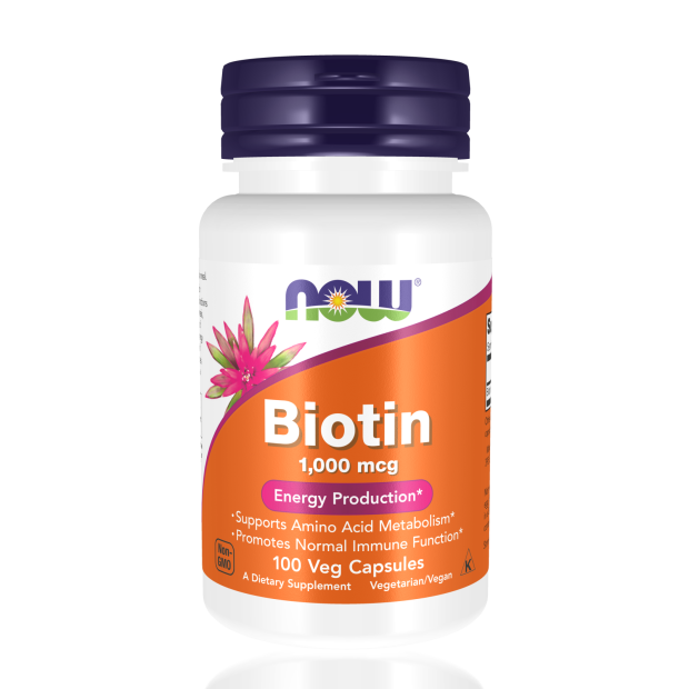 Now Biotin 1000mcg Caps 100's.