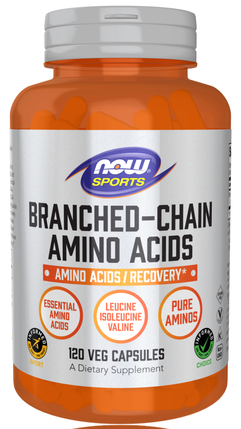 Now Branched Chain Amino Acids Caps 120's.