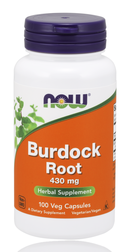 Now Burdock Root Caps 100's