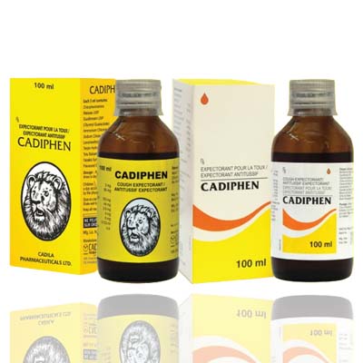 Cadiphen (Expectorant) Syrup 100ml.