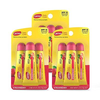 Carmex Moisturizing Lipbalm SPF15 MINIS 3 Tubes (3 x 5g@)