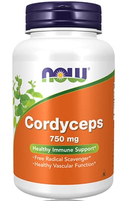 Now Cordyceps 750mg Caps 90's