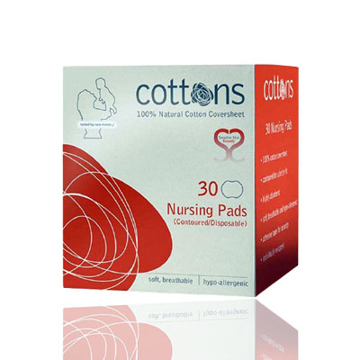 Cottons Organic Nursing Pads 30 pads